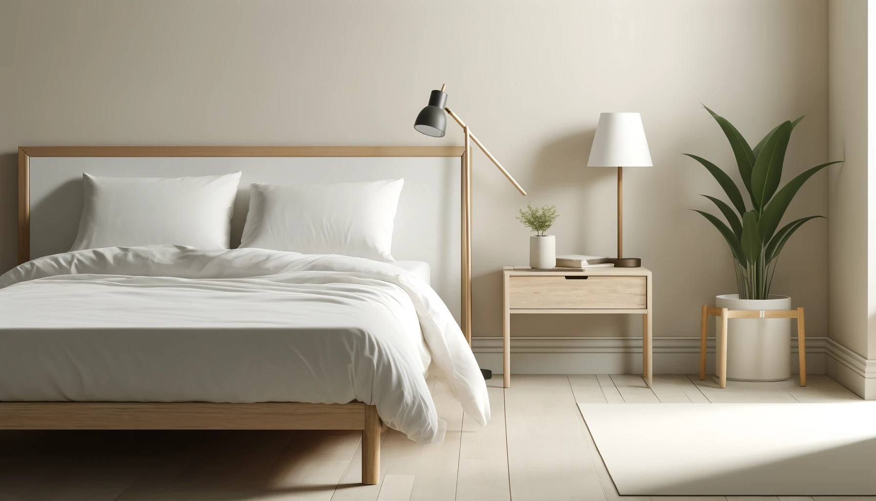 Minimalistische Schlafzimmer Deko: So wird es gemütlich