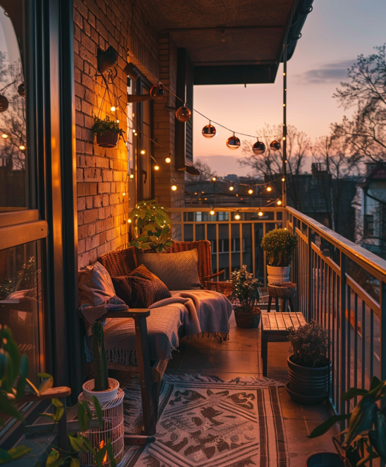 Beleuchtung Balkon Terrasse