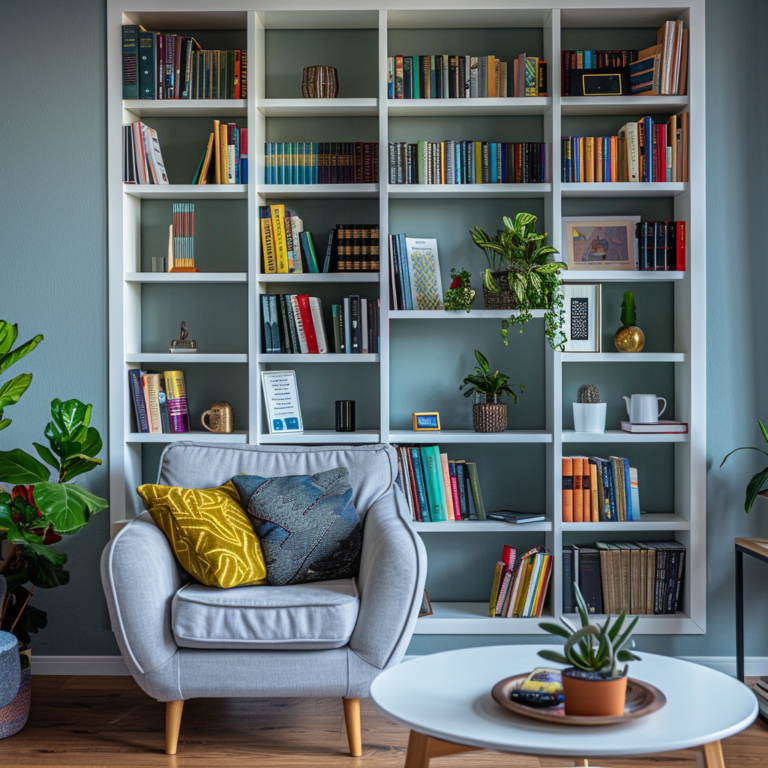 Wohnzimmer Deko mit Bücherregalen - Modern Living Spaces