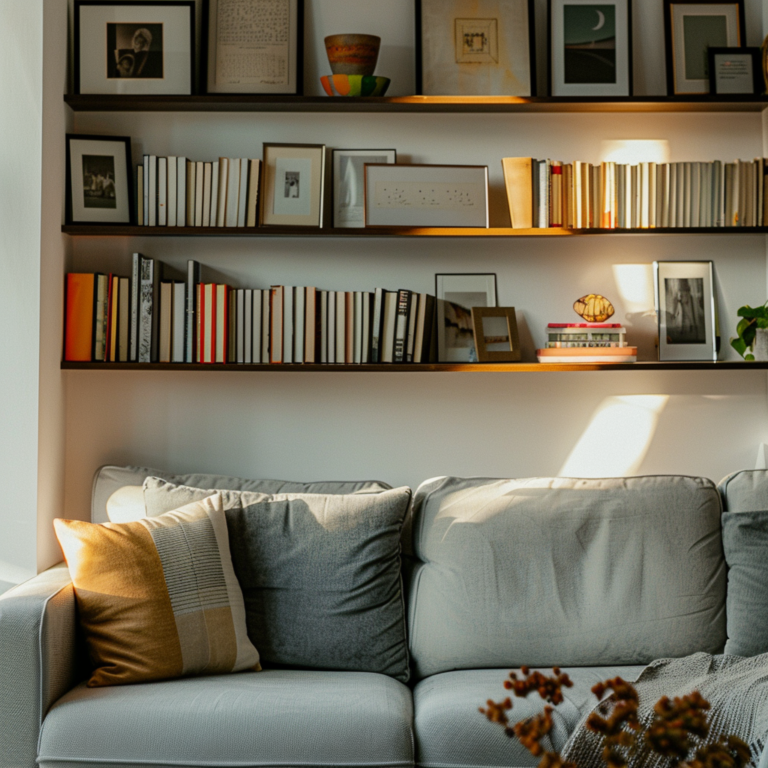 Wohnzimmer Deko mit Bücherregalen - Modern Living Spaces