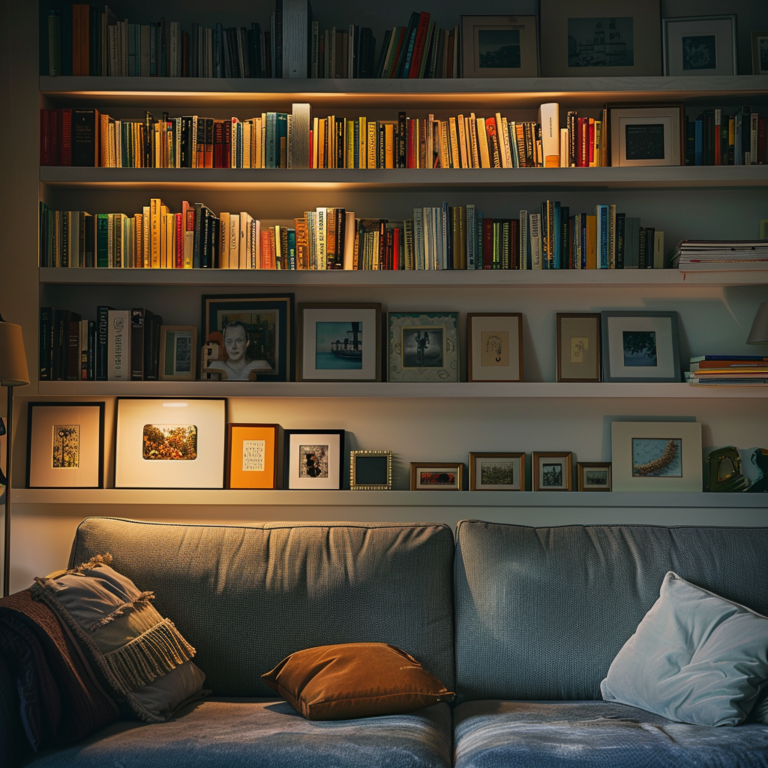 Wohnzimmer Deko mit Bücherregalen - Modern Living Spaces