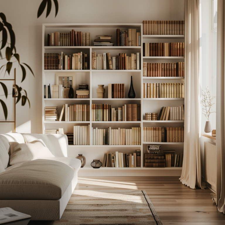Wohnzimmer Deko mit Bücherregalen - Modern Living Spaces