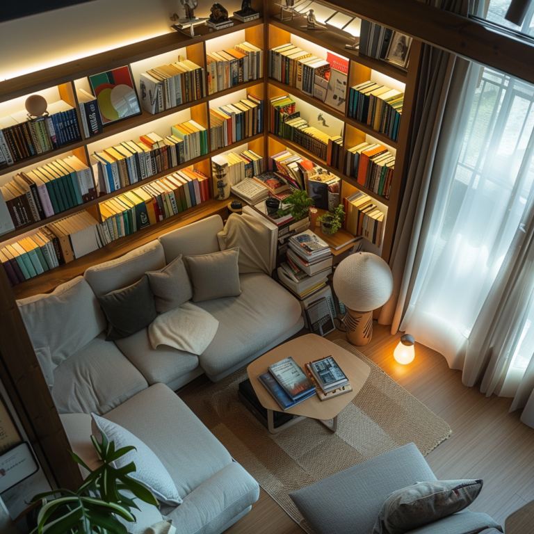 Wohnzimmer Deko mit Bücherregalen - Modern Living Spaces