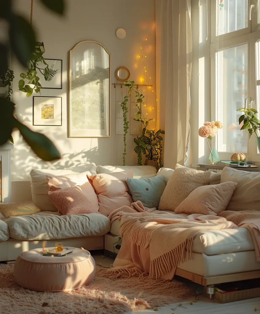 Inspirationen für kleine Boho-Wohnzimmer