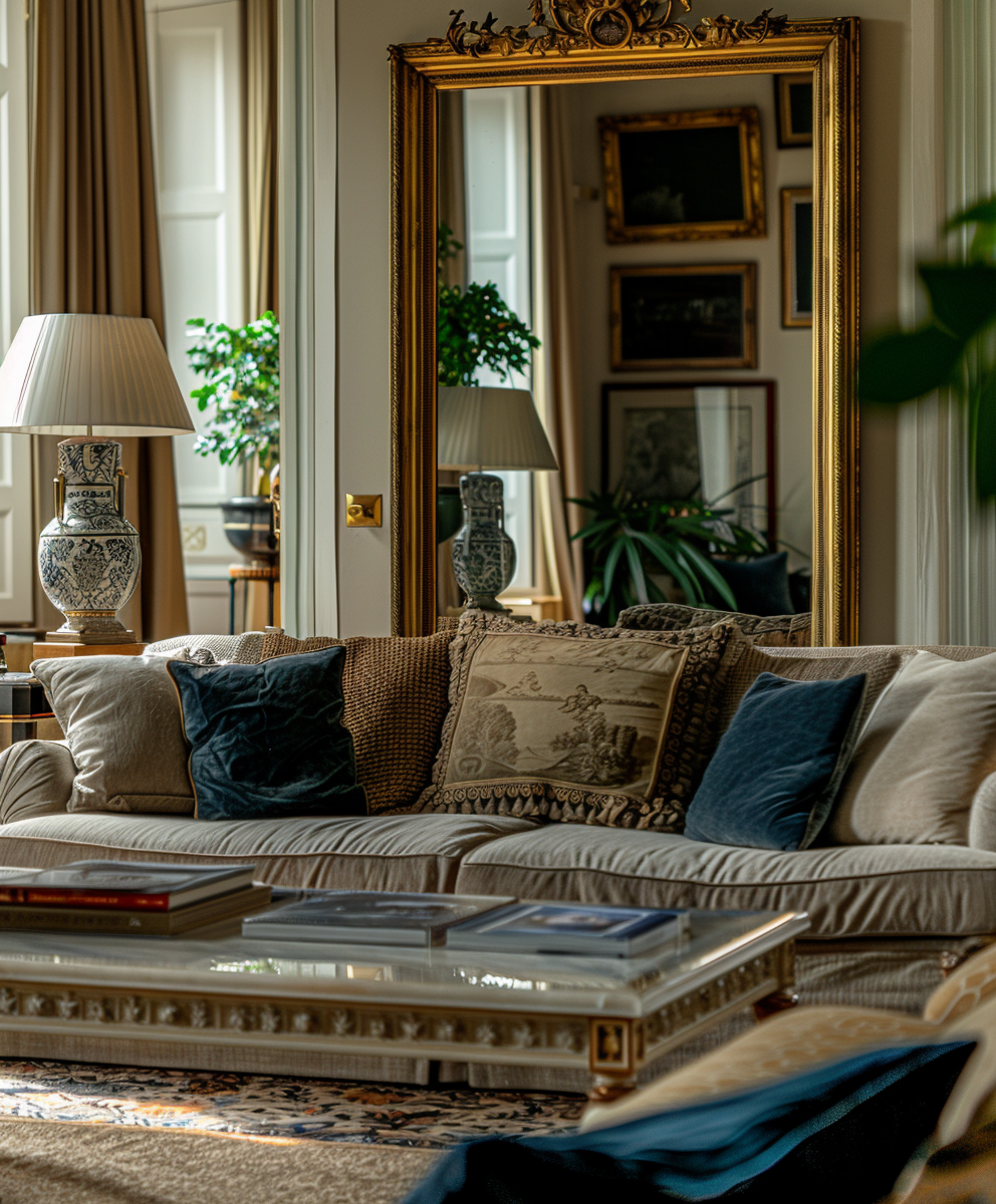 Wohnzimmer Deko mit Spiegeln: Kreative und Funktionale Ideen - Modern ...