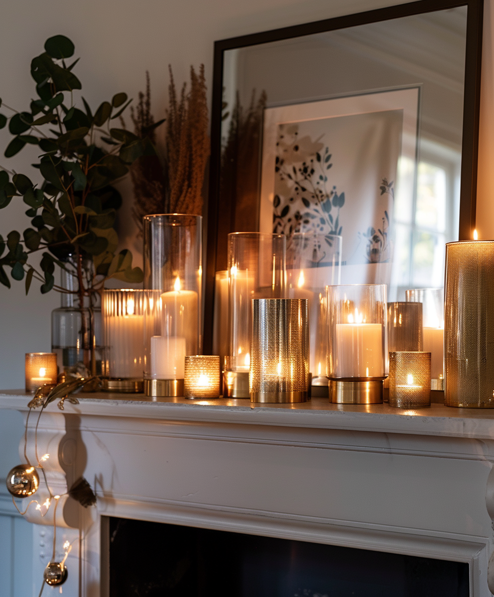 Elegantes Kerzen Deko Depot Bild