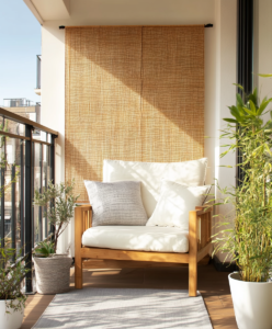 Balkon und Terrasse Deko mit Sichtschutz: Kreative Ideen für deine Wohlfühloase